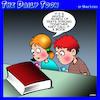 Cartoon: Texting (small) by toons tagged books,students,texts,sentences,learning