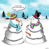 Cartoon: The Abominable Snowman (small) by toons tagged snowman,carrots,rude,penis,abominable,disgusting,crude