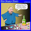 Cartoon: The booze made me do it (small) by toons tagged tequila,drunk,texting,ex,wife,social,media