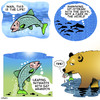 Cartoon: This is the life (small) by toons tagged bears,salmon,sporning,fish,fishing,food,seafood