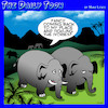 Cartoon: Tickle the ivories (small) by toons tagged elephant,tusks,piano,playing,elephants,pick,up,lines