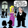 Cartoon: trophy wife (small) by toons tagged apps,trophy,wife,rich,marriage,wealth