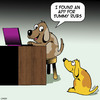 Cartoon: Tummy rubs (small) by toons tagged apps,dogs,puppy,tummy,rub