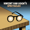 Cartoon: Van Gogh glasses (small) by toons tagged van,gogh,glasses,eyesight,spectacles,reading,ears,artists,painter,impressionism