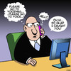 Cartoon: Voicemail (small) by toons tagged voice,mail,phone,messaging,sms,message,texting,answering,machine,manners