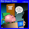 Cartoon: Weight loss clinic (small) by toons tagged piggy,bank,weight,loss,obesity,fat,loose,change,dieting,health