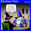 Cartoon: Wizard (small) by toons tagged witches,first,date,hex