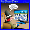 Cartoon: Work from home (small) by toons tagged sheep,herder,working,from,home,shepard