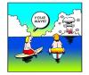 Cartoon: your wave (small) by toons tagged surfing nuclear bomb environment