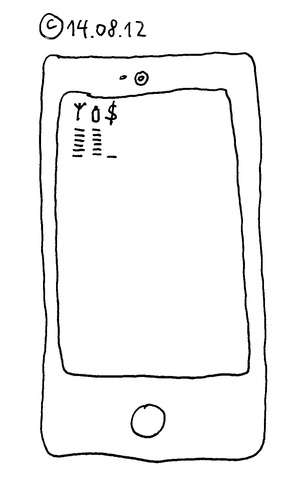 Cartoon: D-PHONE (medium) by Müller tagged handy,phone,mobilephone