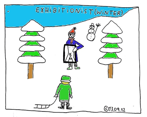 Cartoon: Winter (medium) by Müller tagged winter,exhibition