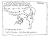 Cartoon: Autonomer Straßenkämpfer (small) by Müller tagged straßenkämpfer,autonome,polizei