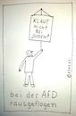 Cartoon: bei der AfD rausgeflogen (small) by Müller tagged afd,klauen,juden