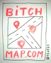 Cartoon: BITCHMAP COM (small) by Müller tagged bitch,map,com