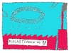 Cartoon: Magnetfabrik (small) by Müller tagged zugvögel,magnetfeld