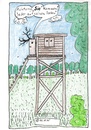 Cartoon: Tiere des Waldes (small) by Müller tagged hirsch,tiere,wald,jagd