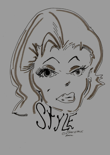 Cartoon: STYLE POSTER (medium) by Toonstalk tagged big,eyed,blonde,style,1950