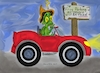Cartoon: Confused (small) by Toonstalk tagged frogs,toads,towed,parking,penalty,ticketed,illegal,toad,confused,sign,posting,rules,funny,question,what,who,where,driver,auto,laugh