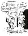 Cartoon: SNAKE IN THE TOILET (small) by Toonstalk tagged snake toilet surprise