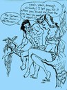 Cartoon: Tarzan and Jane (small) by Toonstalk tagged tarzan,jane,jungle,mates,mating,sex,favours,lovin,monkee,business
