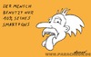 Cartoon: Zitat (small) by tiefenbewohner tagged smartphone,zitat,handy,spruch,orange,potential