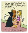 Cartoon: Halbzeit (small) by schwoe tagged tod,halbzeit,zukunft,sterben,service