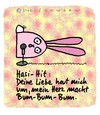 Cartoon: Hasi 13 (small) by schwoe tagged hase,hasi,ohren,liebe,hit,song