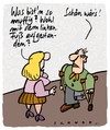 Cartoon: Linker Fuß (small) by schwoe tagged behindert aberglaube prothese krücke laune