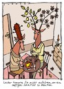 Cartoon: Schnitzel (small) by schwoe tagged schnitzel,vegetarier,traum,kochen,kochkunst,hirsch,birne