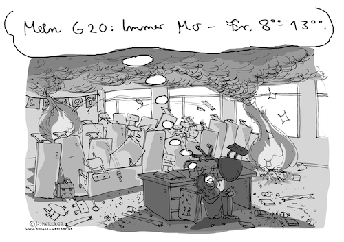 Cartoon: G20 (medium) by H Mercker tagged g20,gipfel,hamburg,ausschreitungen,lehrerin,lehrer,schule,gewalt,unterricht,elbe,hafen,politik,tagesaktuell,cartoon,g20,gipfel,hamburg,ausschreitungen,lehrerin,lehrer,schule,gewalt,unterricht,elbe,hafen,politik,tagesaktuell,cartoon