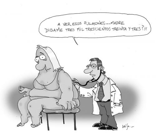Cartoon: 33 (medium) by Luiso tagged medicine