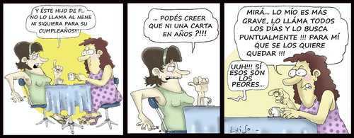 Cartoon: Division de males 4 (medium) by Luiso tagged divorcio