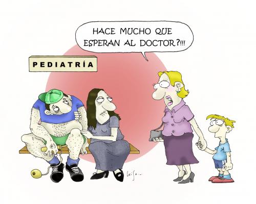 Cartoon: Pediatry (medium) by Luiso tagged health