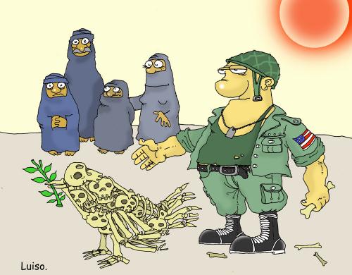 Cartoon: War (medium) by Luiso tagged war