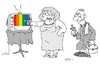 Cartoon: cierre de transmision (small) by Luiso tagged gay