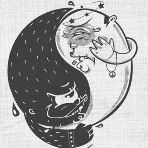 Cartoon: yingYan (medium) by bkopf tagged ying,yan,yin,yang,bkopf