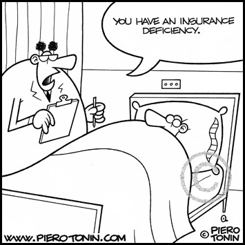 Cartoon: Insurance (medium) by Piero Tonin tagged piero,tonin,insurance,medical,doctor,doctors,hospital,hospitals,health,sick,sickness,disease,diseases