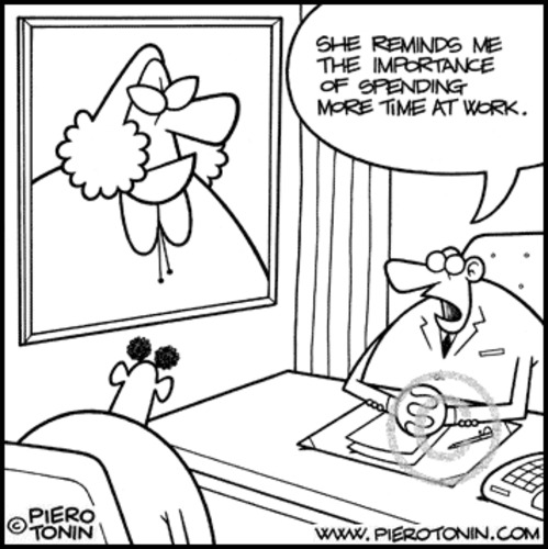 Cartoon: Reminder (medium) by Piero Tonin tagged piero,tonin,work,workplace,office,corporate,corporation,corporations,wife,wives,husband,husbands,marriage,couple,love,relationship,relationships