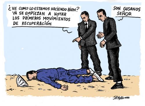 Cartoon: Empleo Spain (medium) by jrmora tagged trabajo,paro,desempleo,work,workers