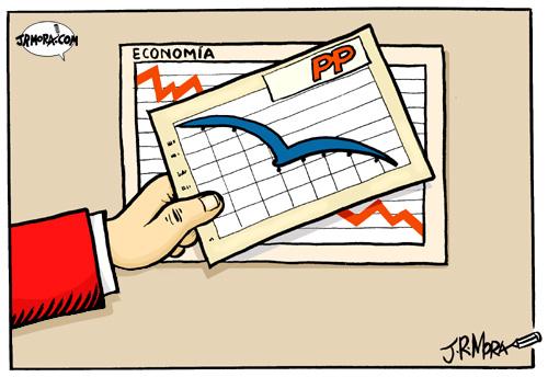 Cartoon: La crisis del PP (medium) by jrmora tagged crisis,politica,partidos,economia