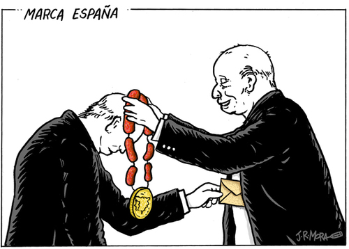 Cartoon: Marca Spain (medium) by jrmora tagged marca,spain