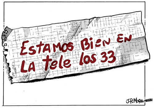 Cartoon: Mineros Chile (medium) by jrmora tagged mineros,chile