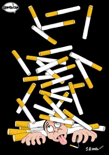 Cartoon: tobacco (medium) by jrmora tagged smoke,