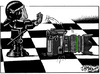 Cartoon: Censura (small) by jrmora tagged spain,policia,derechos,censura,represion,leyes,libertad,expresion