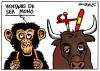 Cartoon: Proyecto gran simio (small) by jrmora tagged monos,simios,proyecto,preteccion,animales
