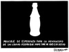 Cartoon: Refresco de cola (small) by jrmora tagged cola,bebida,coca,botella,publicidad,anuncios