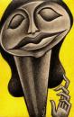 Cartoon: The Smart Lady (small) by BenHeine tagged minimalism,smart,lady,woman,twisted,tordu,distorted,tennis,ball,play,fun,surrealistic,ben,heine,big,lips,brown,metisse,dark,skin,elegant,not,pretty,unbalanced,proportion,texture,wood,grain,hand,cautious,unexpressive,tall,neck,giraffe,quick,pencil,paper,fi