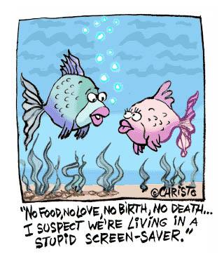 Cartoon: sad fish (medium) by Christo Komarnitski tagged cartoon,comic
