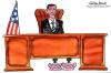 Cartoon: Obama in the Office (small) by Christo Komarnitski tagged usa,president,bush,obama,white,house