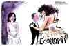 Cartoon: Obama s First Dance (small) by Christo Komarnitski tagged barack obama usa president bush transition economy